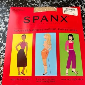 SPANX Footless Bodyshaping Pantyhose - Red Packaging